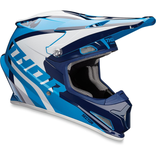 Thor - Thor Sector Ricochet Helmet  - XF-2-0110-5160 - Navy/Blue - X-Small