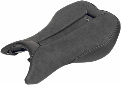 Saddlemen - Saddlemen Gel-Channel Sport One-Piece Solo Seat with Rear Cover - 0810-T012