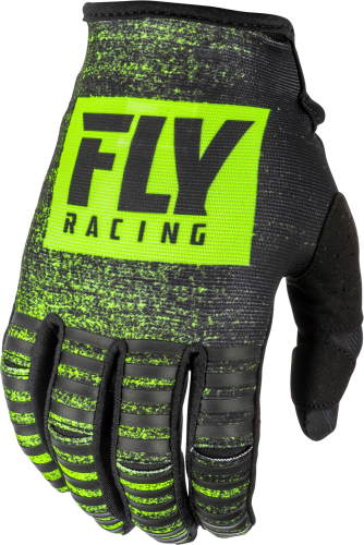 Fly Racing - Fly Racing Kinetic Noiz Gloves - 372-51013 - Black/Hi-Vis - 13