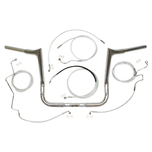 Magnum - Magnum 1-1/4in. Viking Bagger Handlebar Kit - 10in. - Chrome - 38884-410