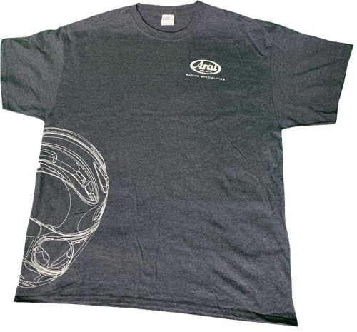 Arai Helmets - Arai Helmets Corsair-X T-Shirt - 121565 - Black/Gray/White - Large
