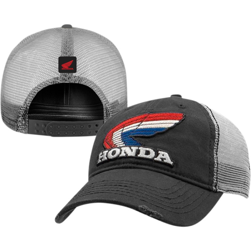 Honda Collection - Honda Collection Honda Wing Hat - NP21A-H2488 - Charcoal - OSFM
