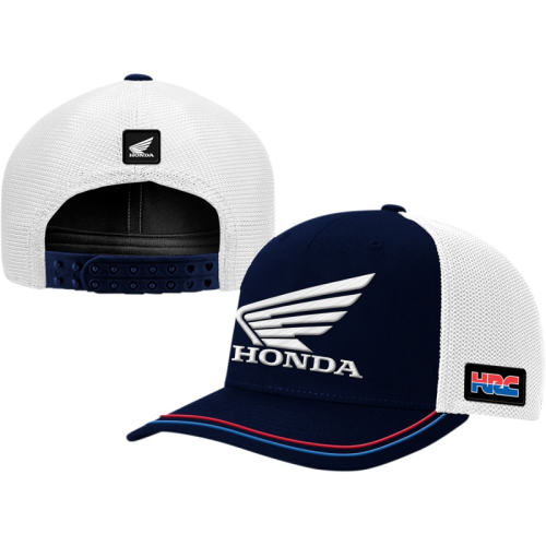 Honda Collection - Honda Collection Honda HRC Hat - NP21A-H2489 - Navy/White - OSFM