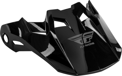 Fly Racing - Fly Racing Visor for Formula Helmets - Black Carbon - YL to Sm - 73-47200S