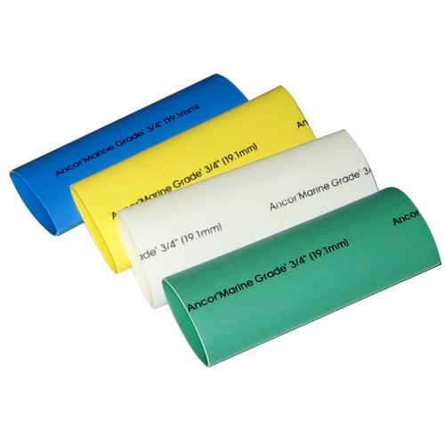 Ancor - Ancor Adhesive Lined Heat Shrink Tubing - 4-Pack, 3", <18 AWG, Assorted Colors