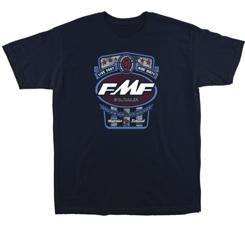 FMF Racing - FMF Racing Victory T-Shirt - FA21118910-NVY-SM - Navy - Small