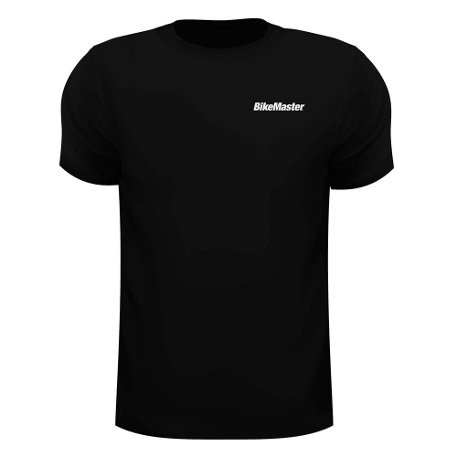 BikeMaster - BikeMaster Built Not Bought T-Shirt - DM108-BM-BLK-LG - Black - Large
