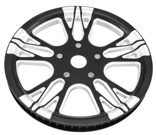 Xtreme Machine - Xtreme Machine Execute Pulley - 70Tx1 1/8in. - Black Cut Xquisite - 0093-3370XEXL-BMP