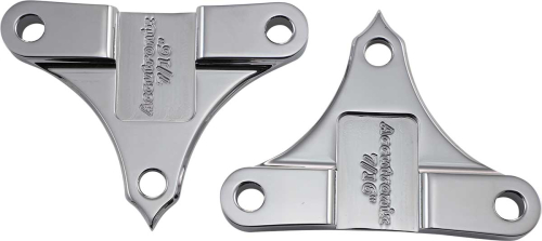 Accutronix - Accutronix .4375in. Hot Legs/Bagger Legs Spacer for 6 3/8in. Wide Fender - Chrome - TFS49-NF7/16C