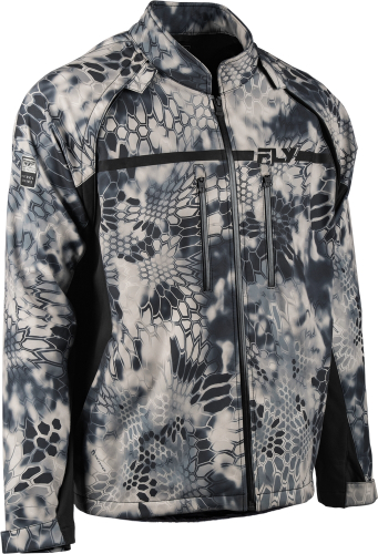 Fly Racing - Fly Racing Patrol Softshell Kryptek Jacket - 378-688M - Gray/Black - Medium