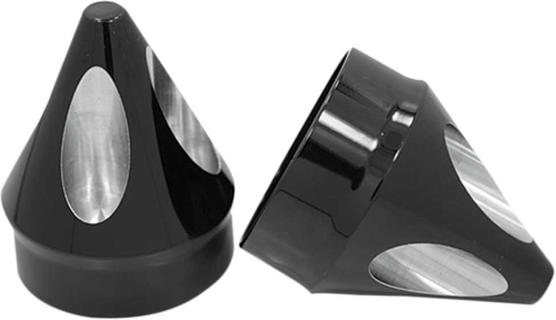 Avon Grips - Avon Grips Spike Axle Nut Covers - 1in. - Black - AXL-SPK-AN-TOUR