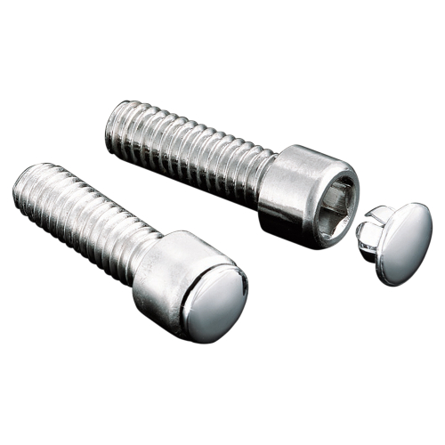 Kuryakyn - Kuryakyn Hot Spots Custom End Plugs - 3/8in. - Chrome - 8120