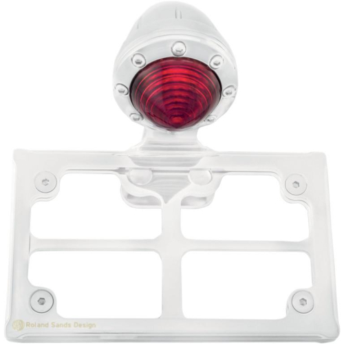 RSD - RSD RSD Taillight Tag Bracket - Horizontal Fender Mount - Chrome - 0215-2006-CH