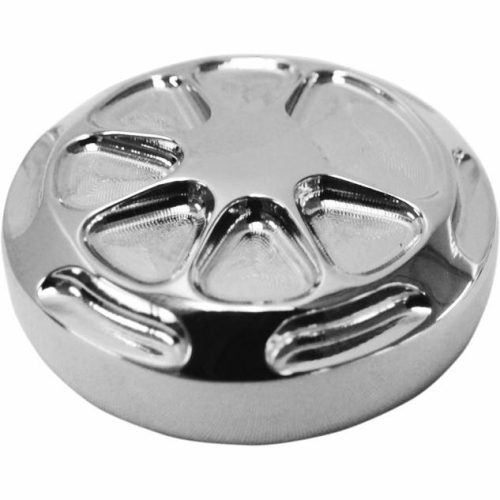 LA Choppers - LA Choppers Fusion Oil Dipstick Cover - Artistic Chrome - LA-F370-02