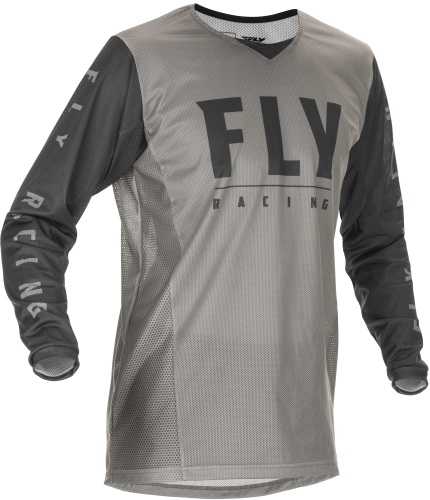 Fly Racing - Fly Racing Kinetic Mesh Youth Jersey - 374-316YM - Light Gray/Dark Gray - Medium