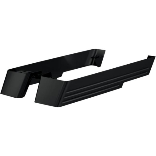 Cyclesmiths - Cyclesmiths Billet Saddlebag Extensions without Cutout - Black Powder-Coat - 202-BB