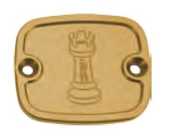 Rooke Customs - Rooke Customs Front Master Cylinder Cover - Gold - R-C128-T6