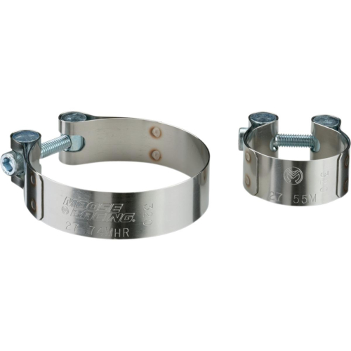 Moose Racing - Moose Racing Stainless Steel Exhaust Clamp - 1.81in.-1.99in. - 242-2761