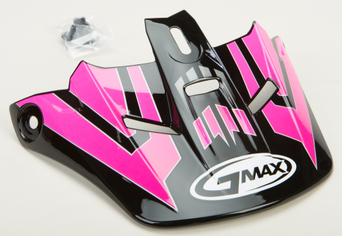 G-Max - G-Max Visor for GM46.2 Race Helmet - XS/S - Black/Pink - G046242