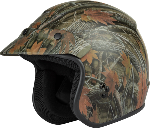G-Max - G-Max OF-2 Leaf Camo Helmet - G1021563 - Leaf Camo - X-Small