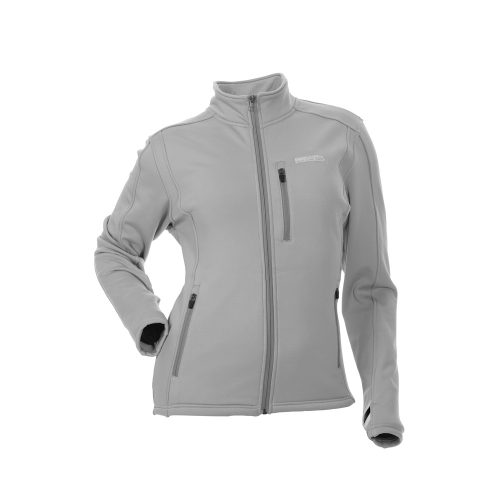 DSG - DSG Performance Womens Fleece Zip Up Jacket - 99432 - Gray - 4XL