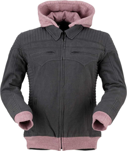Z1R - Z1R Impress Womens Jacket - 2840-0113 - Black/Rose - Small