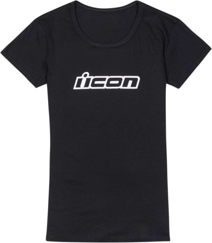 Icon - Icon Classic Womens T-Shirt - 3031-3927 - Black - Large