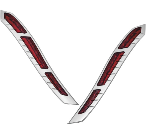 Kuryakyn - Kuryakyn LED Rear Fender Strip Lights for Indian - Chrome - 2898