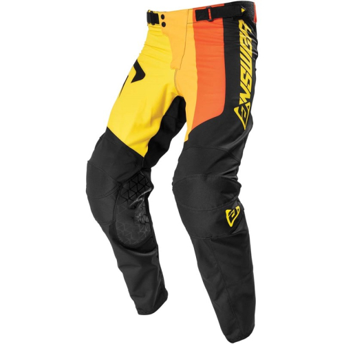 Answer - Answer Elite Pace Pants - 0407-0567-6734 - Yellow/Black/Orange - 34