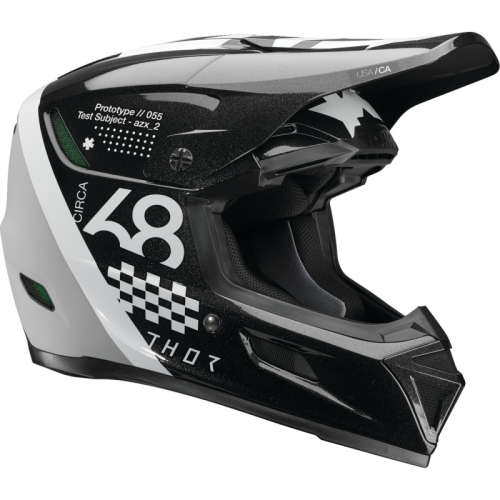 Thor - Thor Reflex Sport Composite Helmet - 0110-8777 - Riot Black/White - Medium