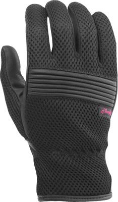 Highway 21 - Highway 21 Turbine Womens Mesh Gloves - #6049 489-0085~2 - Black - Small