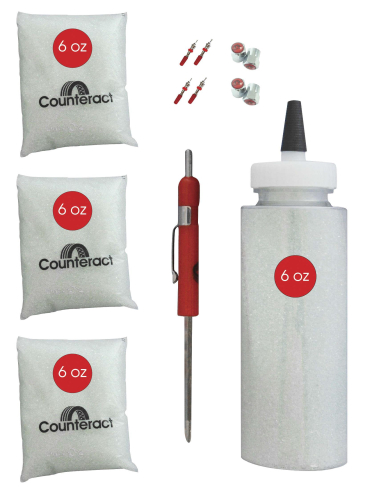 Counteract - Counteract Tire Balancing Beads and Installation Bottle - ATV-6