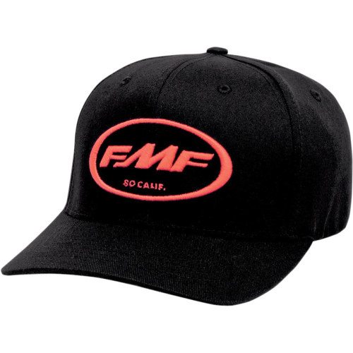 FMF Racing - FMF Racing Factory Don Hat - F31196103RDS/M - Black/Red - Sm-Md