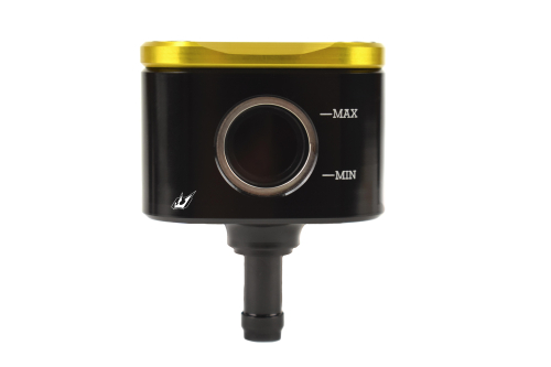 Driven Racing - Driven Racing Halo Fluid Container Rear Brake - Bottom 8MM Outlet - Gold - DRRBE-01-GD
