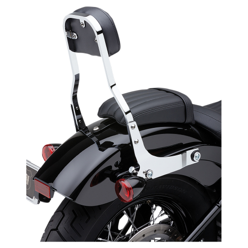 Cobra - Cobra Short Detachable Backrest - Chrome - 602-2050