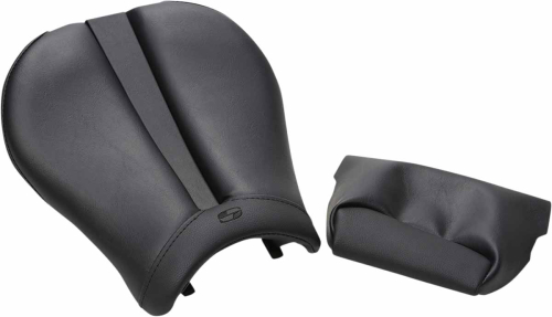 Saddlemen - Saddlemen Gel-Channel Sport One-Piece Solo Seat with Rear Cover - 0810-D012