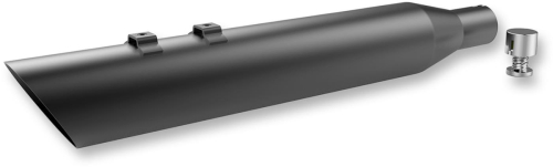 Khrome Werks - Khrome Werks 2-Into-1 Torque Booster Conversion Kit w/ 4.50in. HP-Plus Slip-On - Black-Slash Cut - 202850