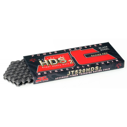JT Drive Chain - JT Drive Chain 520 X1R2 Heavy Duty X-Ring Chain - 124 Links - Natural - JTC520X1R2-124DL