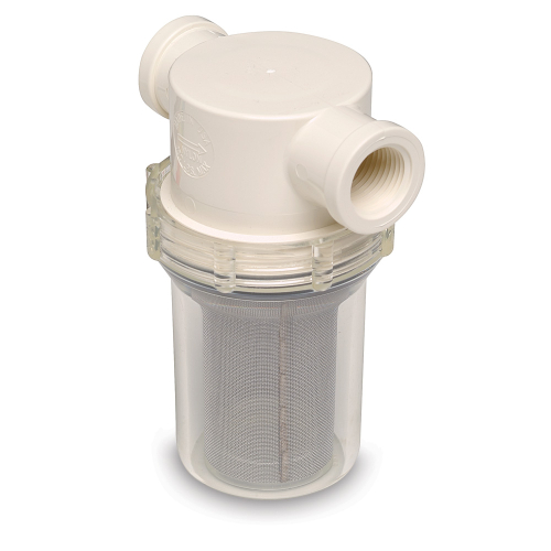 Shurflo by Pentair - Shurflo by Pentair 3/4" Raw Water Strainer w/Bracket &amp; Fittings - 50 Mesh Screen