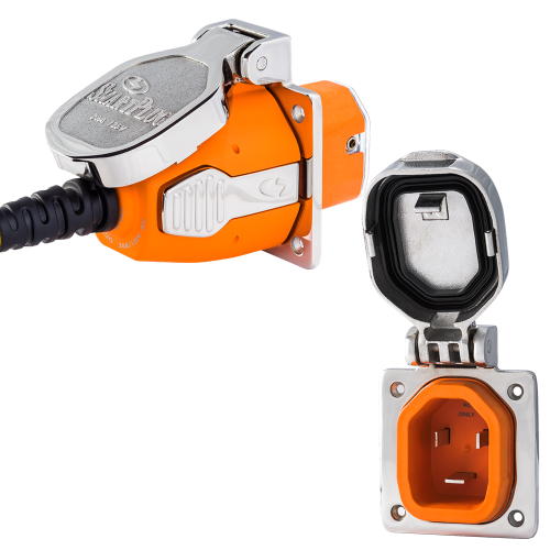 SmartPlug - SmartPlug 30 Amp Inlet &amp; Plug Combo Stainless Steel No Thermostat - Boat &amp; RV Side