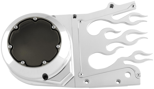 ModQuad - ModQuad Stator Cover and Chain Guard - Smoke Insert/Flames Guard - ST1-SMOKE