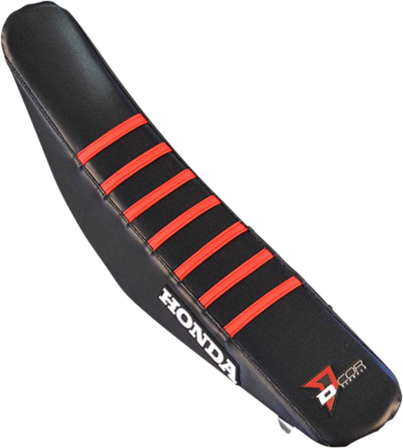 DCOR - DCOR Seat Cover - Black Sides - Black Top with Red Ribs - 30-10-080