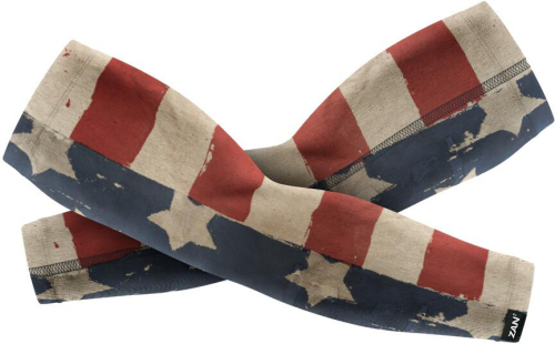 Zan Headgear - Zan Headgear Sportflex Series Arm Sleeves - AL408LG - Patriot - Large