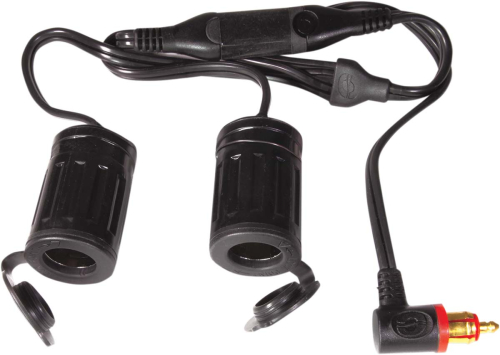 Tecmate - Tecmate Optimate Y-Splitter 90deg. Plug to 2x Auto Socket - O-36