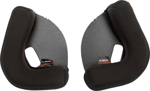 G-Max - G-Max Cheek Pads for OF-2 Helmets - XS - 40mm - G002007