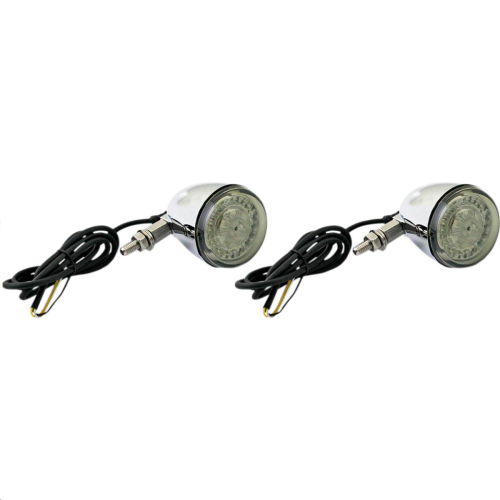 Custom Dynamics - Custom Dynamics Probeam Dynamic Ringz Turn Signals with Smoke Lenses (Universal) - Chrome - PB-UNV-ECE-AW-C