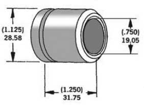 HardDrive - HardDrive 3/4in. Axle Spacers - 1.250in. W - Zinc - 339291