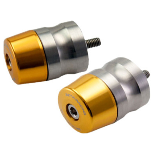 ZETA - ZETA Bar End Plugs - Gold - ZS48-1404
