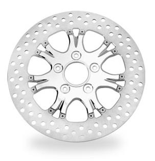 Performance Machine - Performance Machine Wrath 11.8in. Two-Piece Brake Rotor - Chrome - 0133-1800WRAS-CH