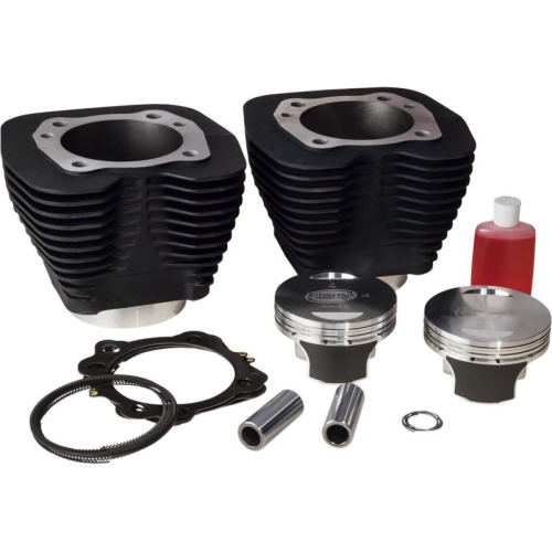 Revolution Performance - Revolution Performance Monster Big Bore Kit (114in. Flat Top) - Bore 4.250in. - 10.5:1 Compression - Black - 201-124W